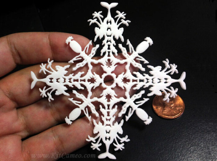 Hawaii Snowflake 3d printed