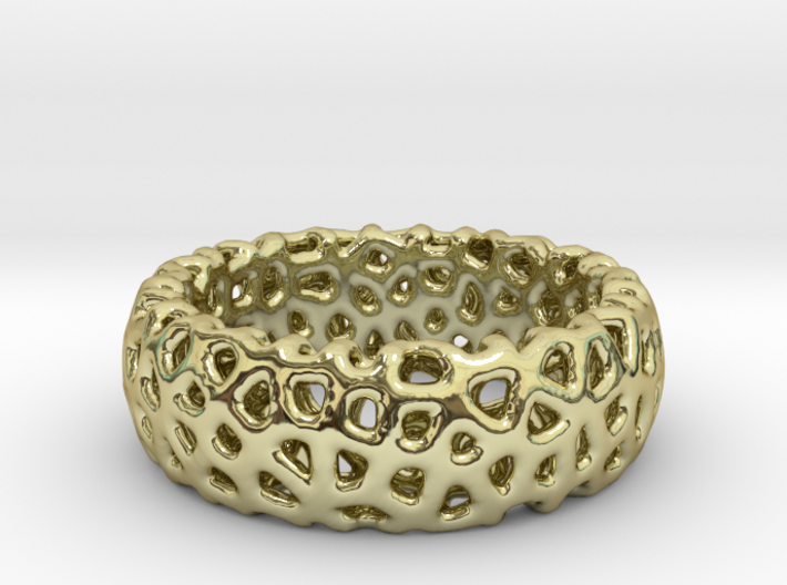 Cellular Ring Size 8 3d printed 