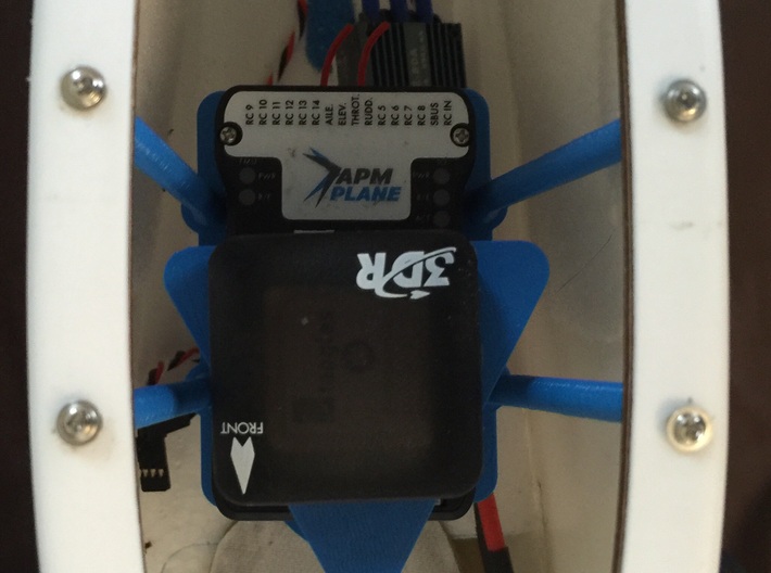 Autopilot. GPS. Rx. Tray for Ranger EX Drone 3d printed 
