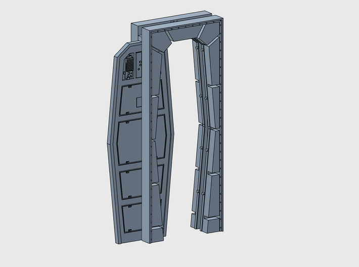 YT1300 DEAGO HALL SLIDING DOOR 3d printed Falcon DeAgo hall sliding door kit, render.