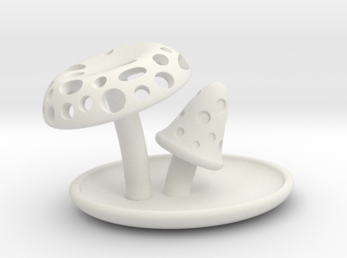 Mushrooms accessory tray 3d printed