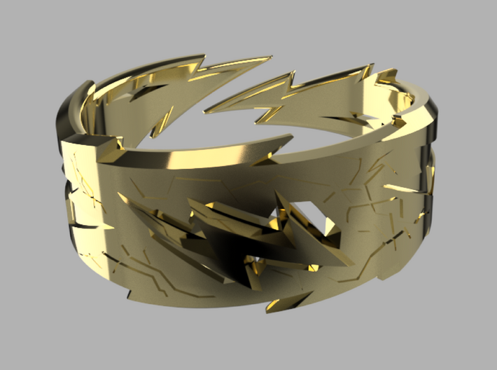 Power : Zeus Ring Size 13 3d printed 
