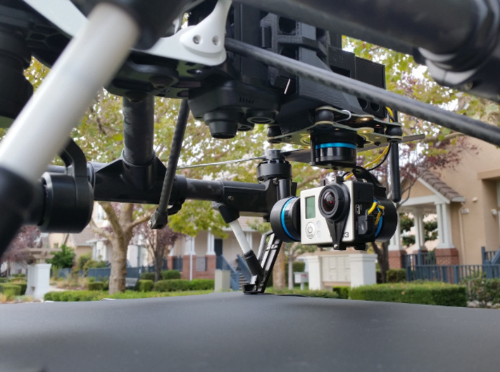 Gimbal Mount plate for DJI Inspire 1 3d printed