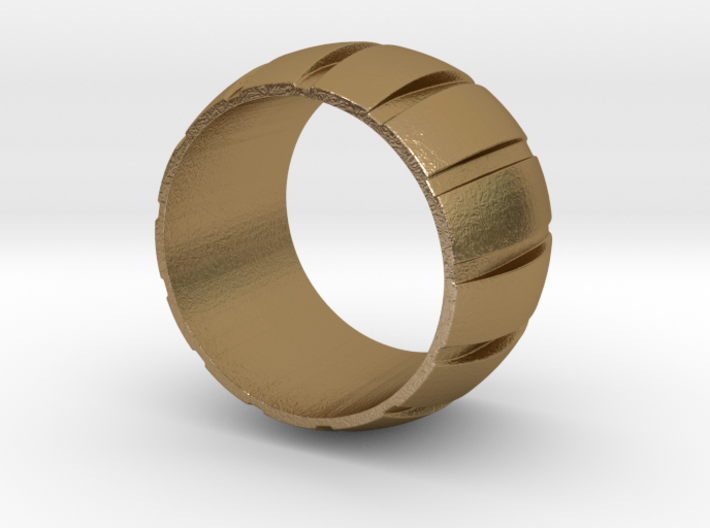 Smoothed Gear Ring - Size 6 3d printed