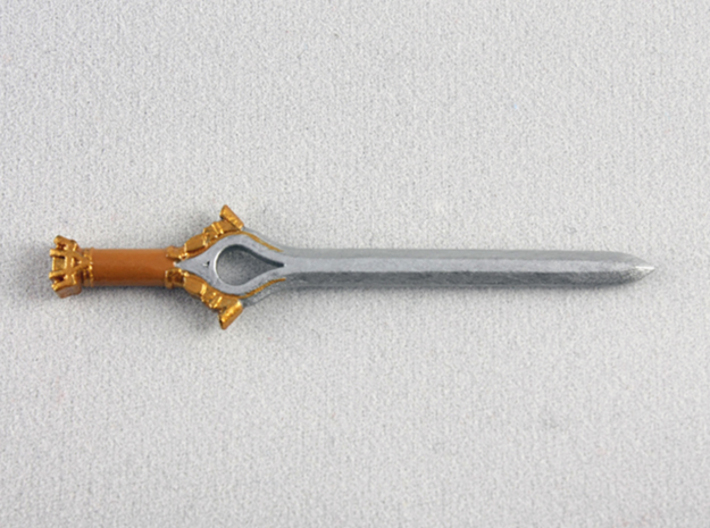 Falchion 3d printed Painted Frosted Extreme Detail