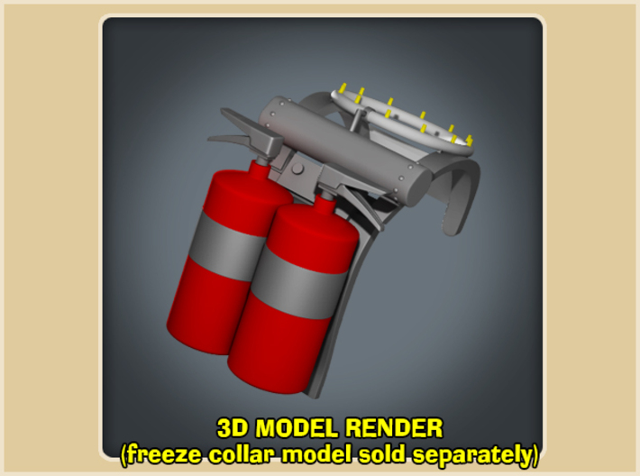 Freeze Backpack 3d printed 