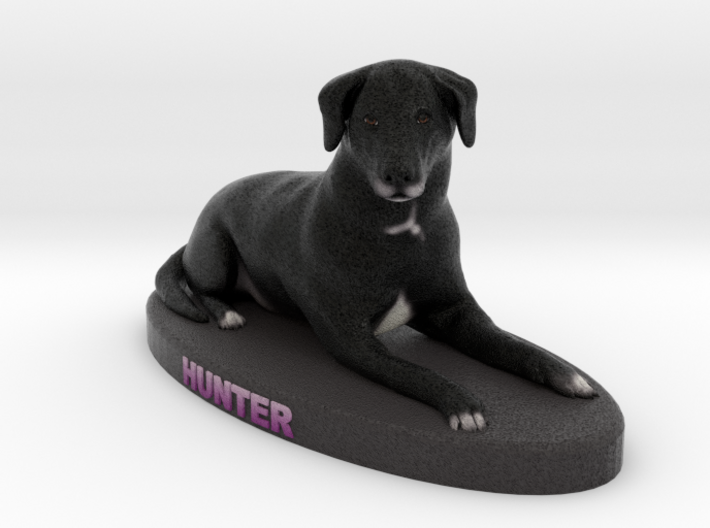 Custom Dog Figurine - Hunter 3d printed