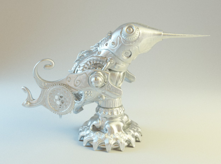 Steampunk Hummingbird 3d printed 