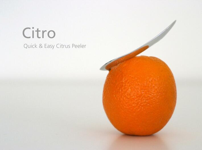 Citrus Peeler 3d printed Citro, quick and easy citrus peeler