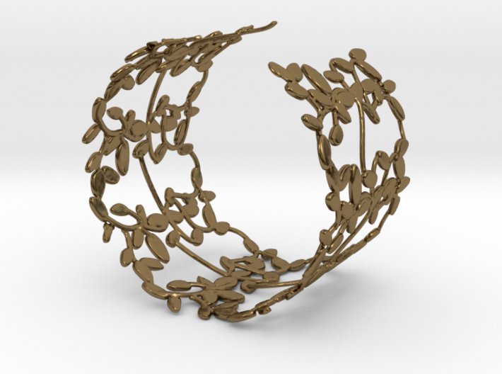 Leaves Bracelet 3d printed