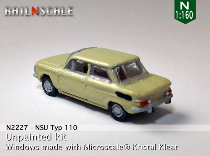 NSU Typ 110 (N 1:160) 3d printed 