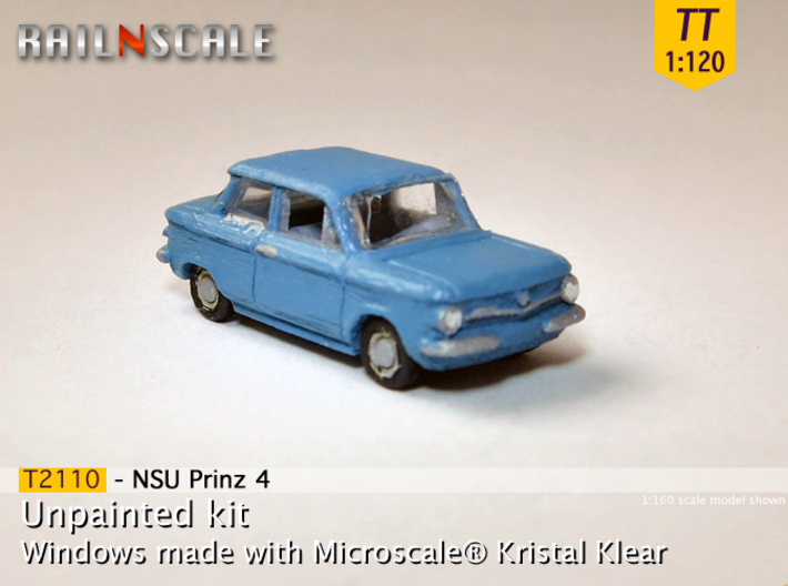 NSU Prinz 4 (TT 1:120) 3d printed