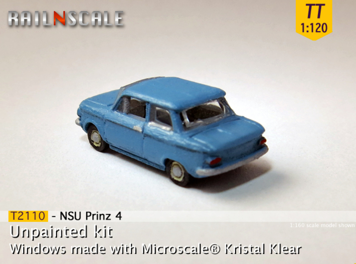 NSU Prinz 4 (TT 1:120) 3d printed 