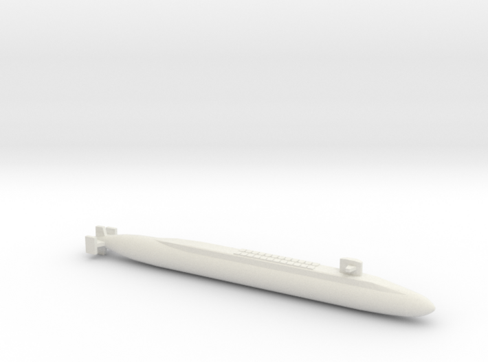 Ohio SSBN, Full Hull, 1/1800 3d printed