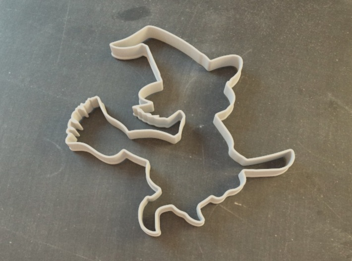 WitchCookieCutter 3d printed