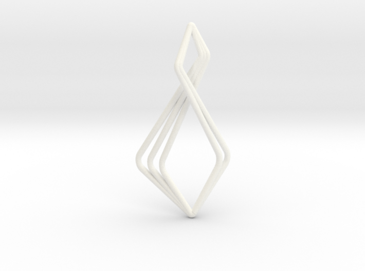 N-Line No.6 Pendant. Natural Chic 3d printed