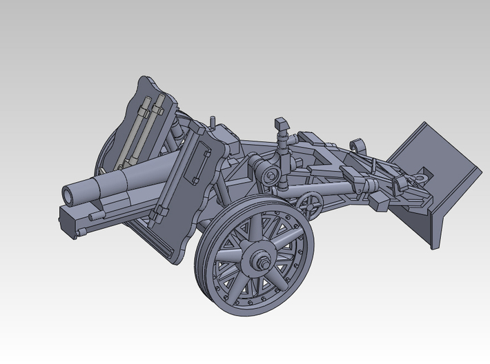 1/87 sIG33 15cm Heavy infantry cannon 3d printed