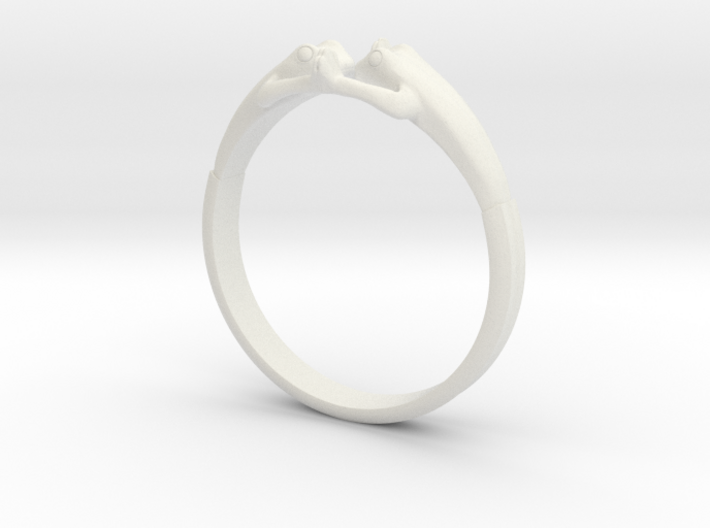 Frogs Ring size 8 3d printed