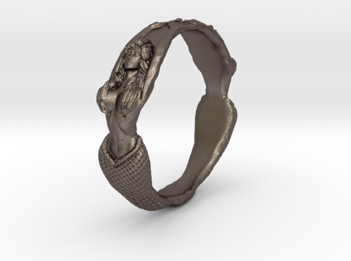 The Lady from the Sea bangle 3d printed