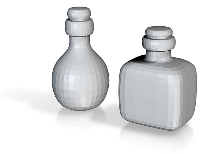 Bottles (2x) 3d printed