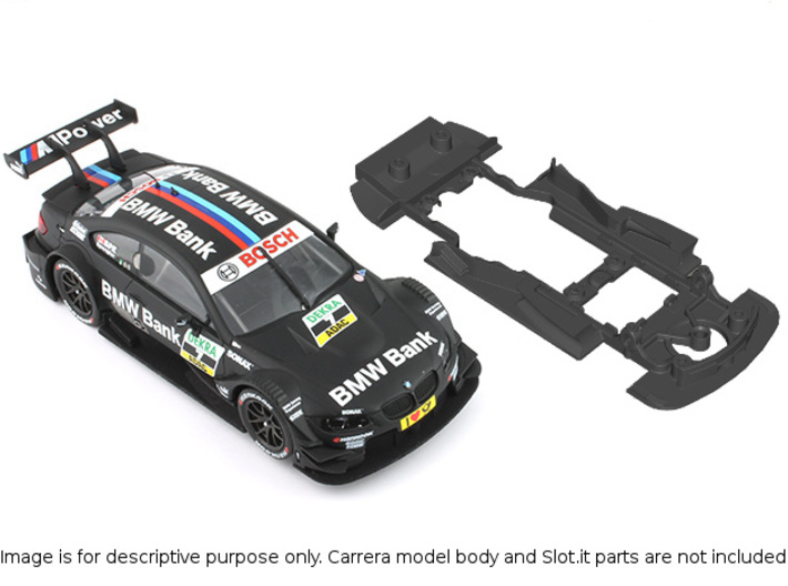 S02-ST4 Chassis for Carrera BMW M3 DTM SSD/STD 3d printed