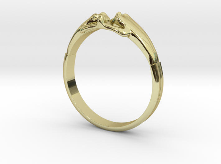 Frogs Ring Size12 3d printed