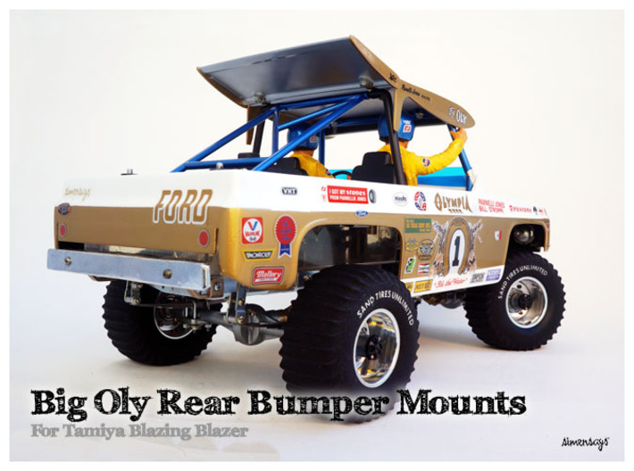 Simensays Big Oly Rear Bumper Mounts 3d printed