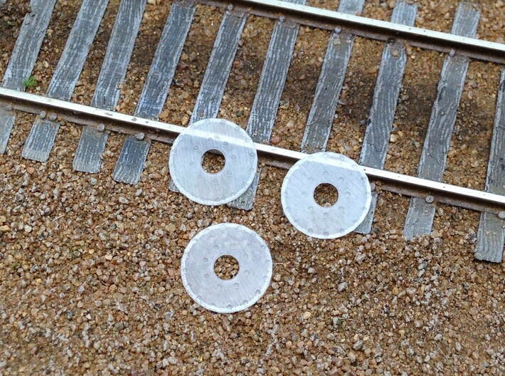 HO scale 10pc 36" Allen paper wheel inserts 3d printed 