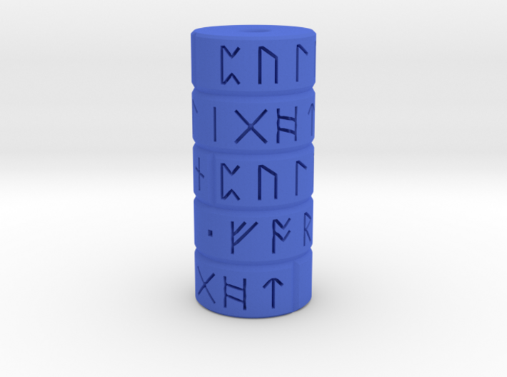 Runic Pull Cord Weight 3d printed 