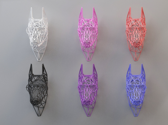 wall decoration &quot;Dawg&quot; (h:14.5cm/4.5 inch) 3d printed