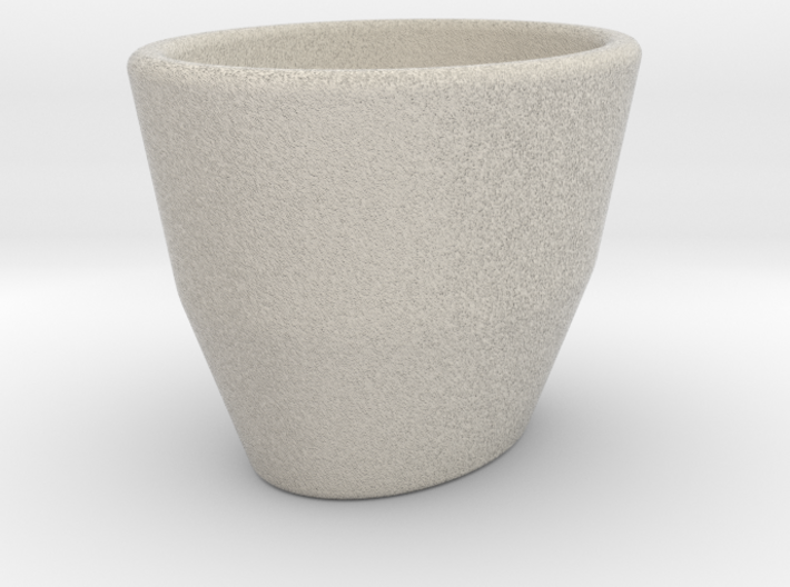Espresso Cup - Oval - Cup (repaired) 3d printed