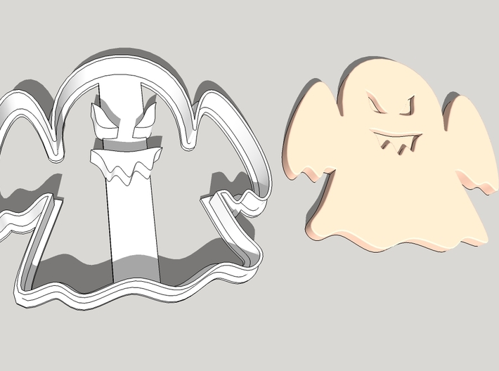 Ghost Cookie Cutter 3d printed 