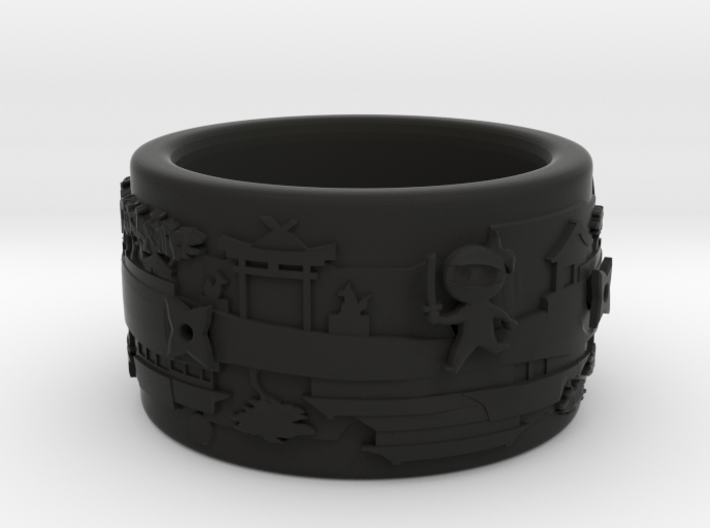 Spinny Ninja Bangle 3d printed