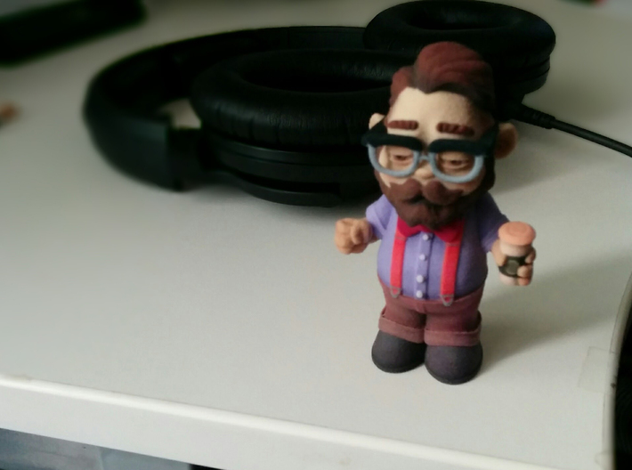 Lil'hipster 3d printed