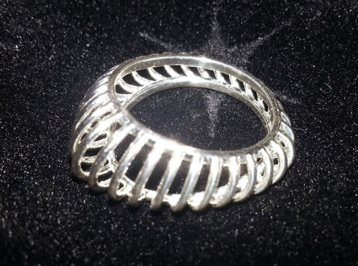 Birdcage Ring 3d printed 