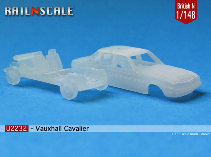 Vauxhall Cavalier Mk1 (British N 1:148) 3d printed 