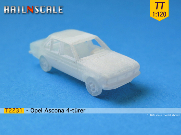 Opel Ascona 4-Türer (TT 1:120) 3d printed 