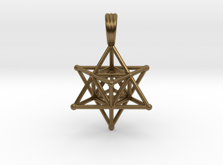 MERKABAH (pendant) 3d printed