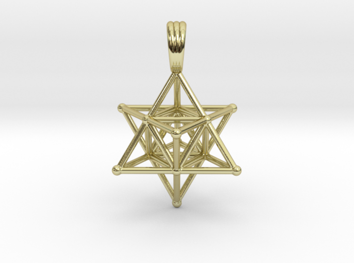 MERKABAH (pendant) 3d printed