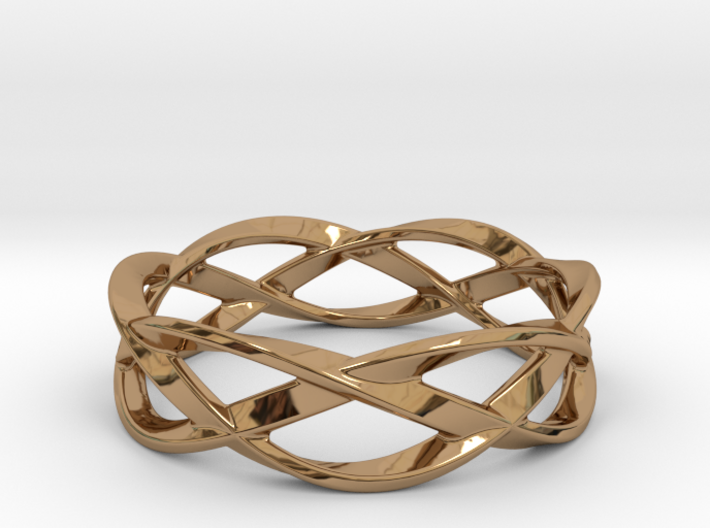 Weave Ring (Small) 3d printed