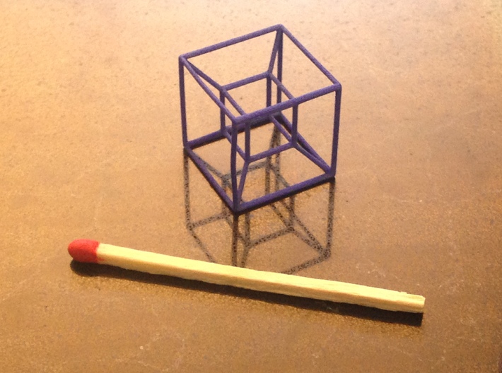 Tesseract (Hypercube) 3d printed