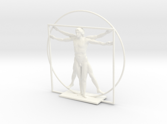 The Vitruvian Man - Antiques 3d printed