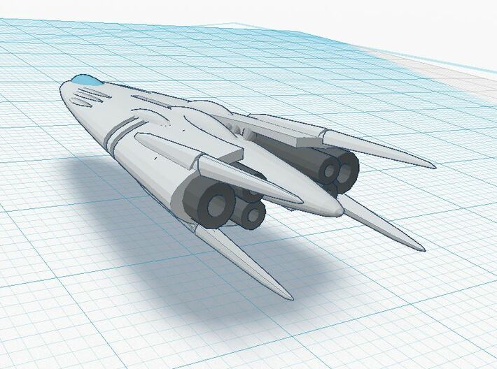 Slipstream IV-B 3d printed Oversized Tier 4 XIA spacecraft ( CONCEPT ) 