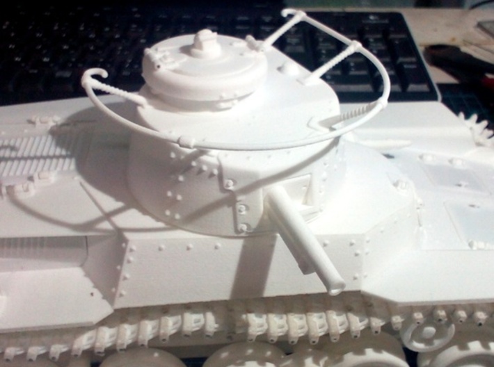 1:16scale TYPE97 tank Main gun Turret Ver1.1 3d printed