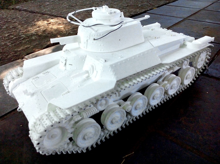 1:16scale TYPE97 tank Main gun Turret Ver1.1 3d printed 