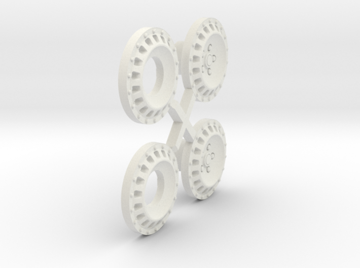 S05-SI1 4WD Wheel Inserts Lancia OZ Rally 3d printed 