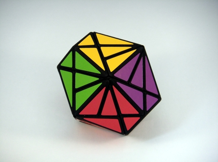 Fracture-12 Puzzle 3d printed Turning Vertex