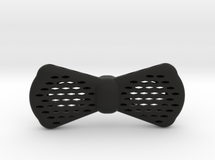 Insert-a-color Bow Tie Geometric Design 3d printed