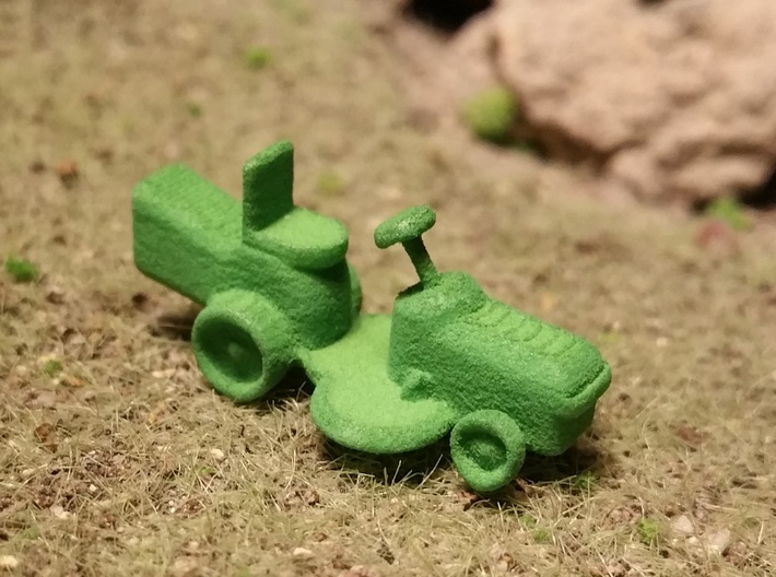 Riding Lawn Mower 1-87 HO Scale 3d printed 
