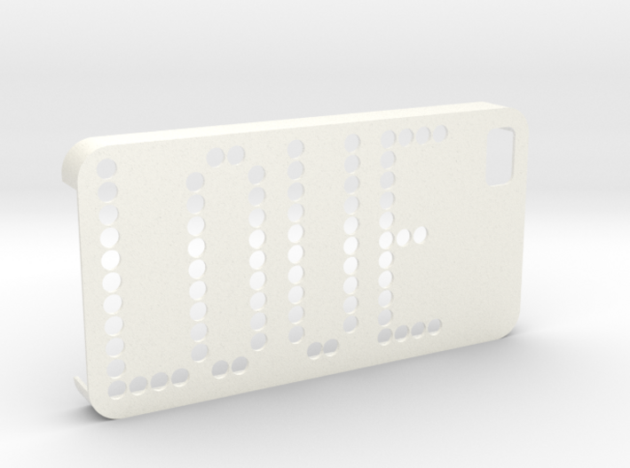 IPhone 4 4S Case Love Dots 3d printed